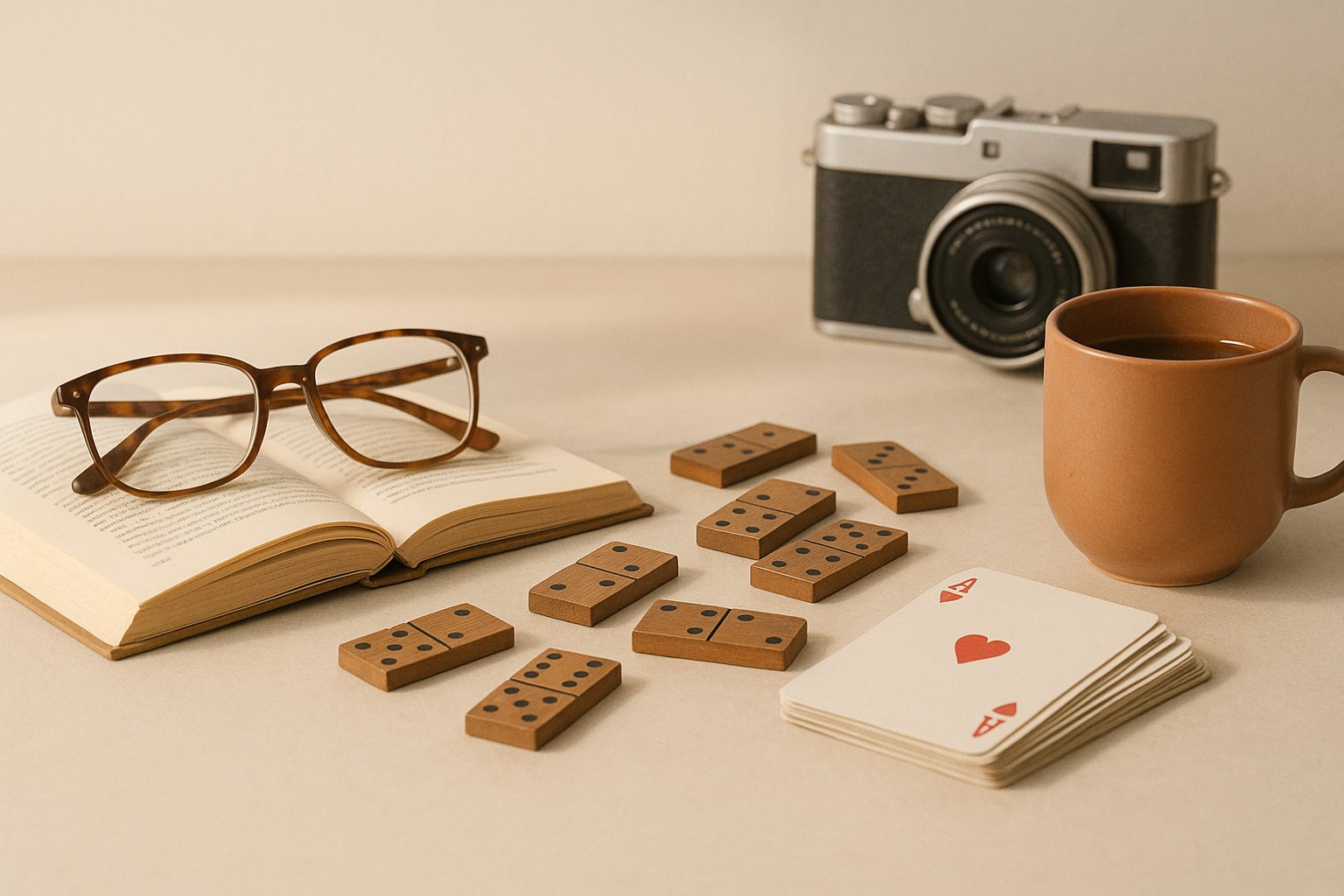 Realistic illustration for cheap entertainment ideas for retirees