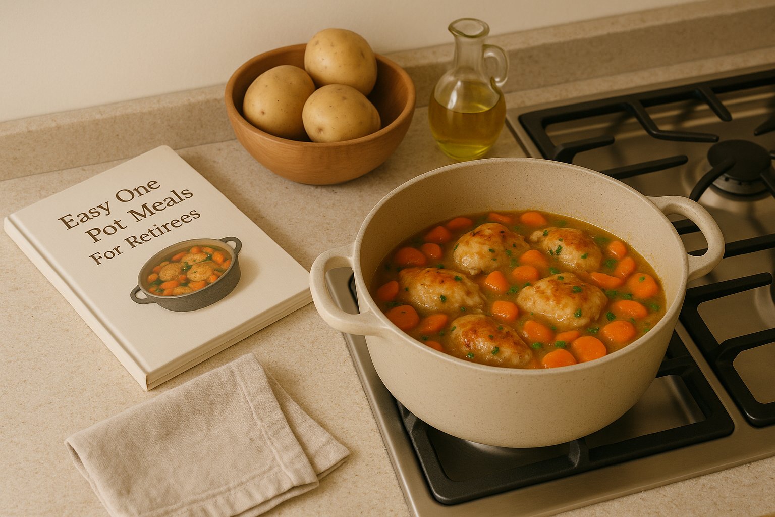 Illustration for Easy One-Pot Meals for Retirees body image 1